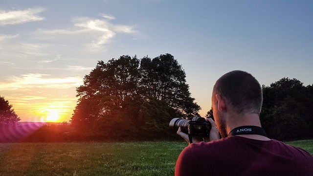 fotograf a slunce